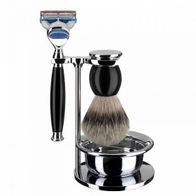 Set de barbierit: aparat ras Fusion,pamatuf par bursuc,maner rasina S93K44SF